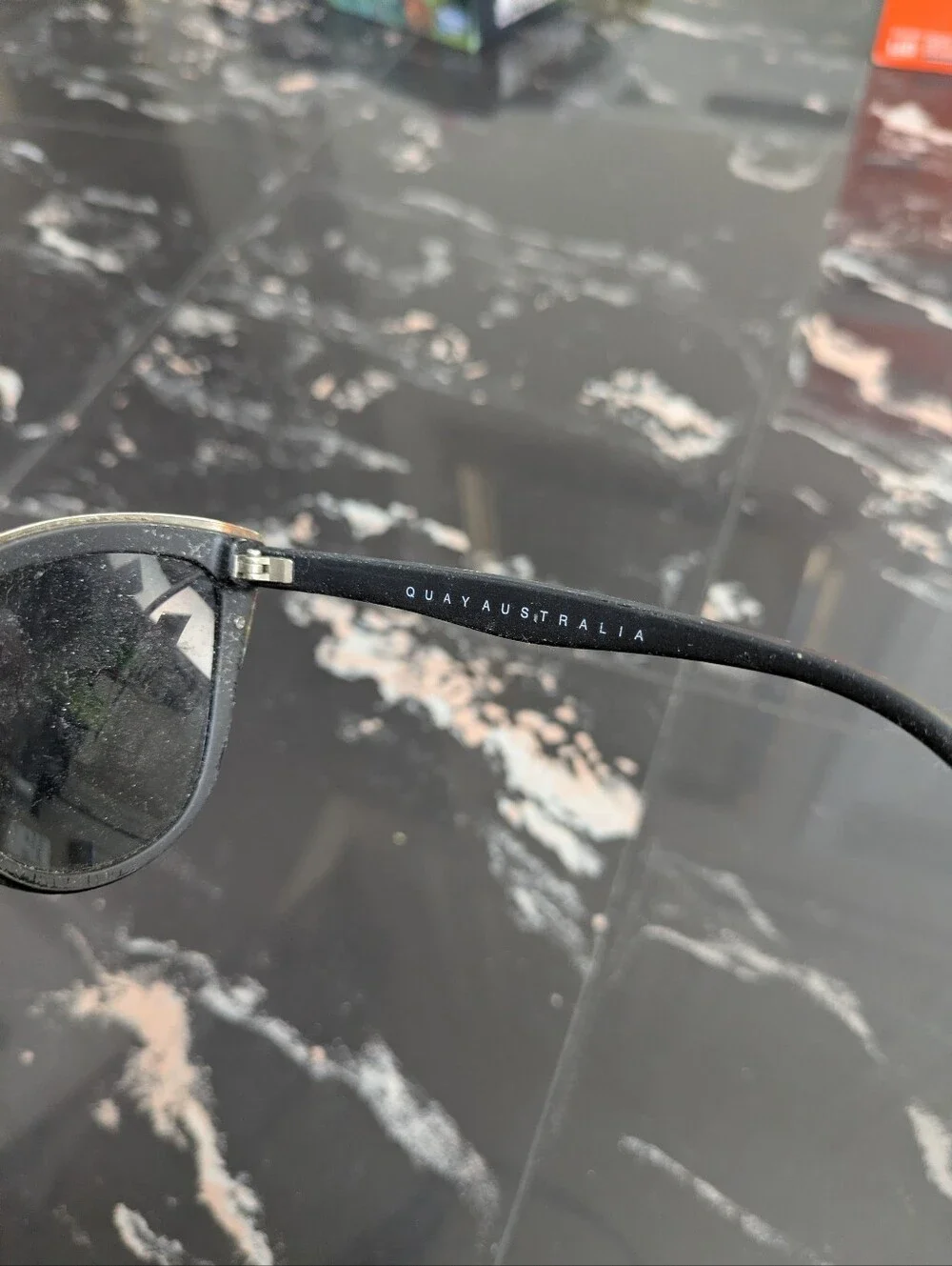 Quay Australia Black Cat Eye Sunglasses